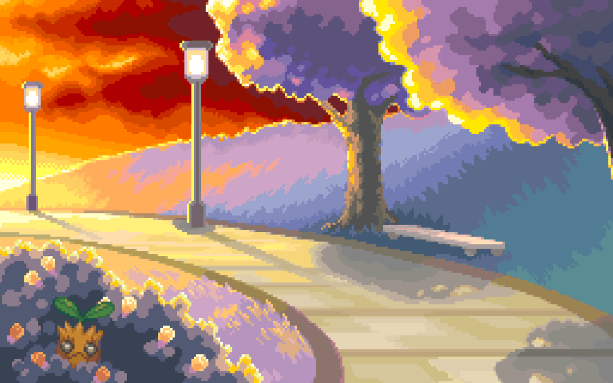 Yubeldark's tweet photo. Les illustrations pendant les chargements de zones dans Pokémon HeartGold &amp; SoulSilver sont tellement exceptionnels... https://t.co/O25pbvfuwG