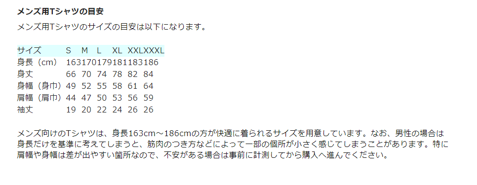 ゆる言語学ラジオ サイズが分からん という方のために Tシャツのサイズが分かる表を共有しておきますね ちなみに 堀元が動画の中で着ているtシャツは全部lサイズです 身長167cmなのですが Lサイズ着ててもあまり違和感はないです 大きめを買っ