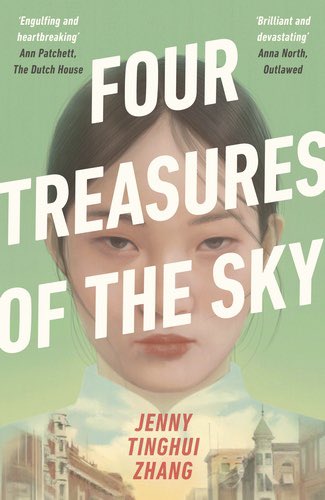 Lovely to meet <a href="/pantaloonies/">Jenny Tinghui Zhang ⁷</a> too - her brilliant debut FOUR TREASURES OF THE SKY is out 28th July in the UK from <a href="/MichaelJBooks/">Penguin Michael Joseph</a>. 

Read it on submission and loved, can’t wait to get a finished copy! penguin.co.uk/books/443951/f…