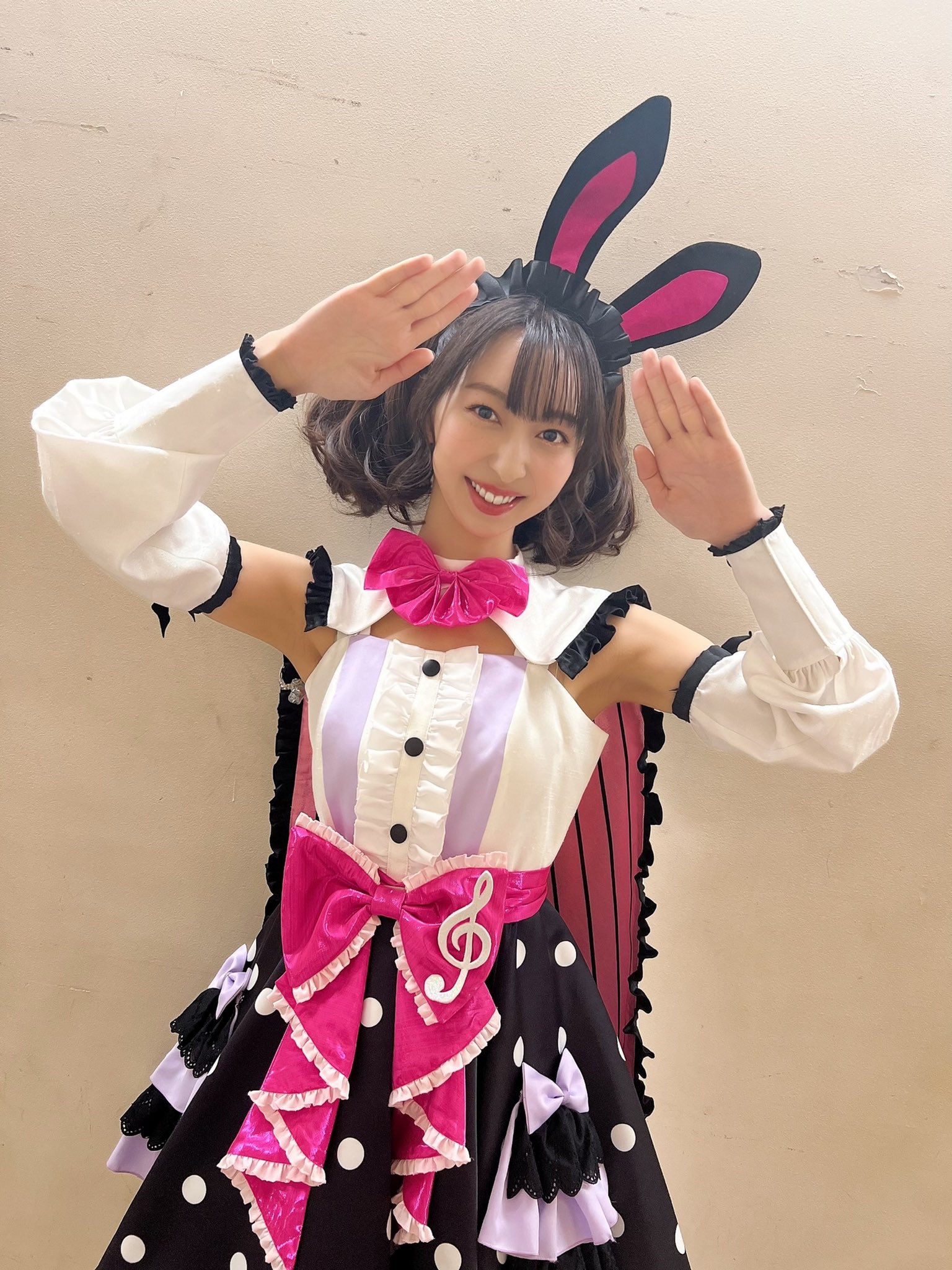 飯田里穂 衣装 コスチューム costume カード 青 チアガール