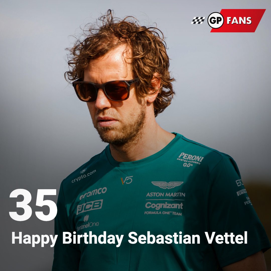 Happy Birthday to four-time F1 World Champion Sebastian Vettel 