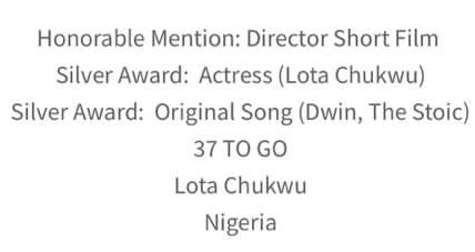 DwinTheStoic's tweet image. Time to add “Award-winning” to my bio 😊
#NewYorkMovieAwards #37ToGo