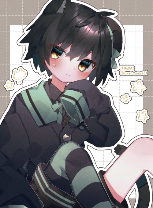 猫耳ショタのtwitterイラスト検索結果