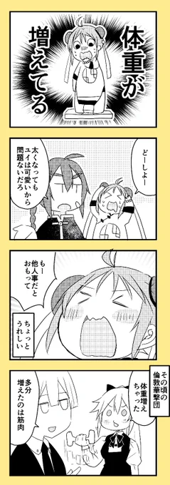 体重が増えてしまったユイちゃんとランスロットちゃんです。 