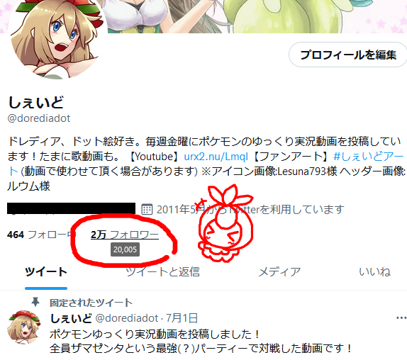 しぇいど Dorediadot Twitter