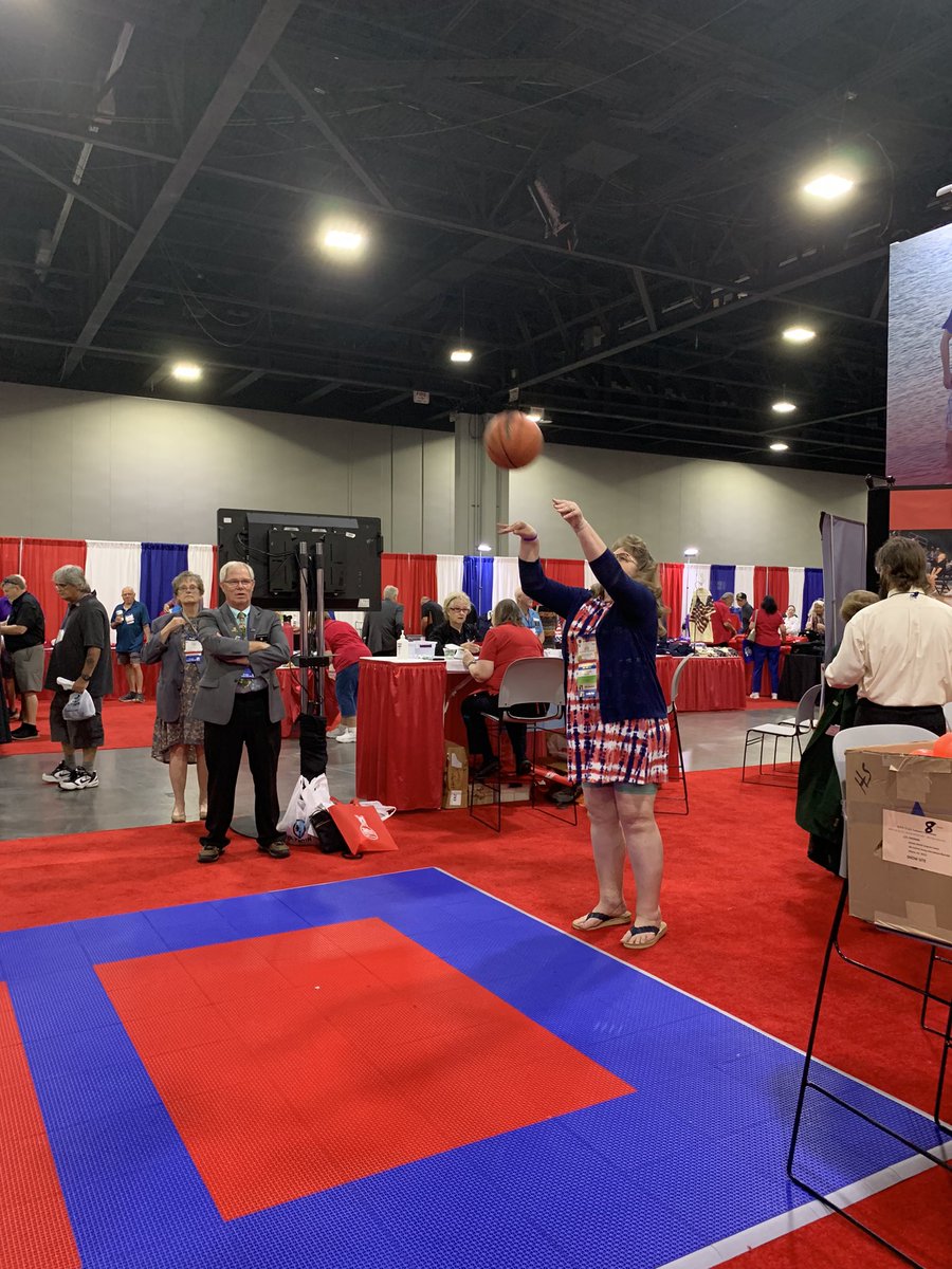 Make sure your weekend is a slam dunk—stop by the Hoop Shoot Booth! You can purchase a commemorative 50th anniversary pin and test your grit at the free throw line. How many tries will it take for you to score?