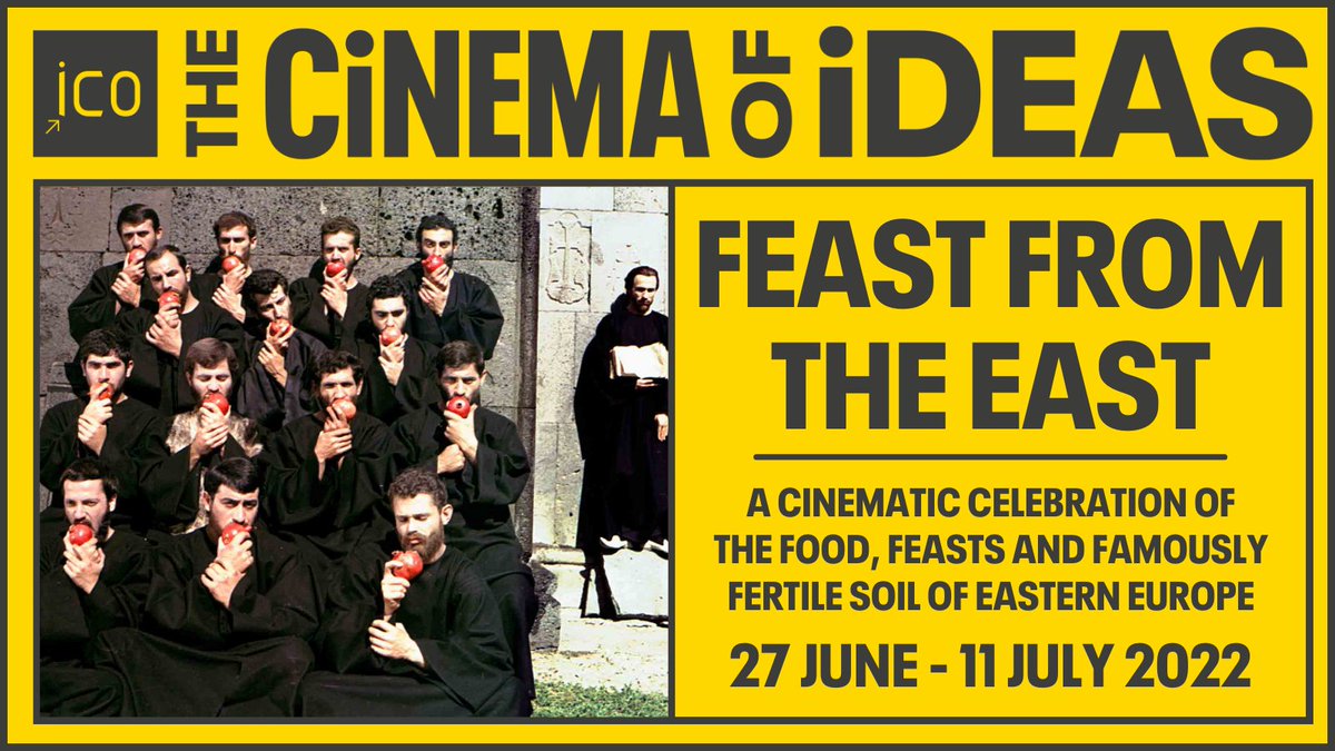 Delighted to have curated a film programme spotlighting the cinematic & culinary fruits of the east end of Europe. FEAST FROM THE EAST is streaming on the @ICOtweets #cinemaofideas until 11 July. Free, but donations to @dovzhenkocentre & @WCKitchen are encouraged - and needed.