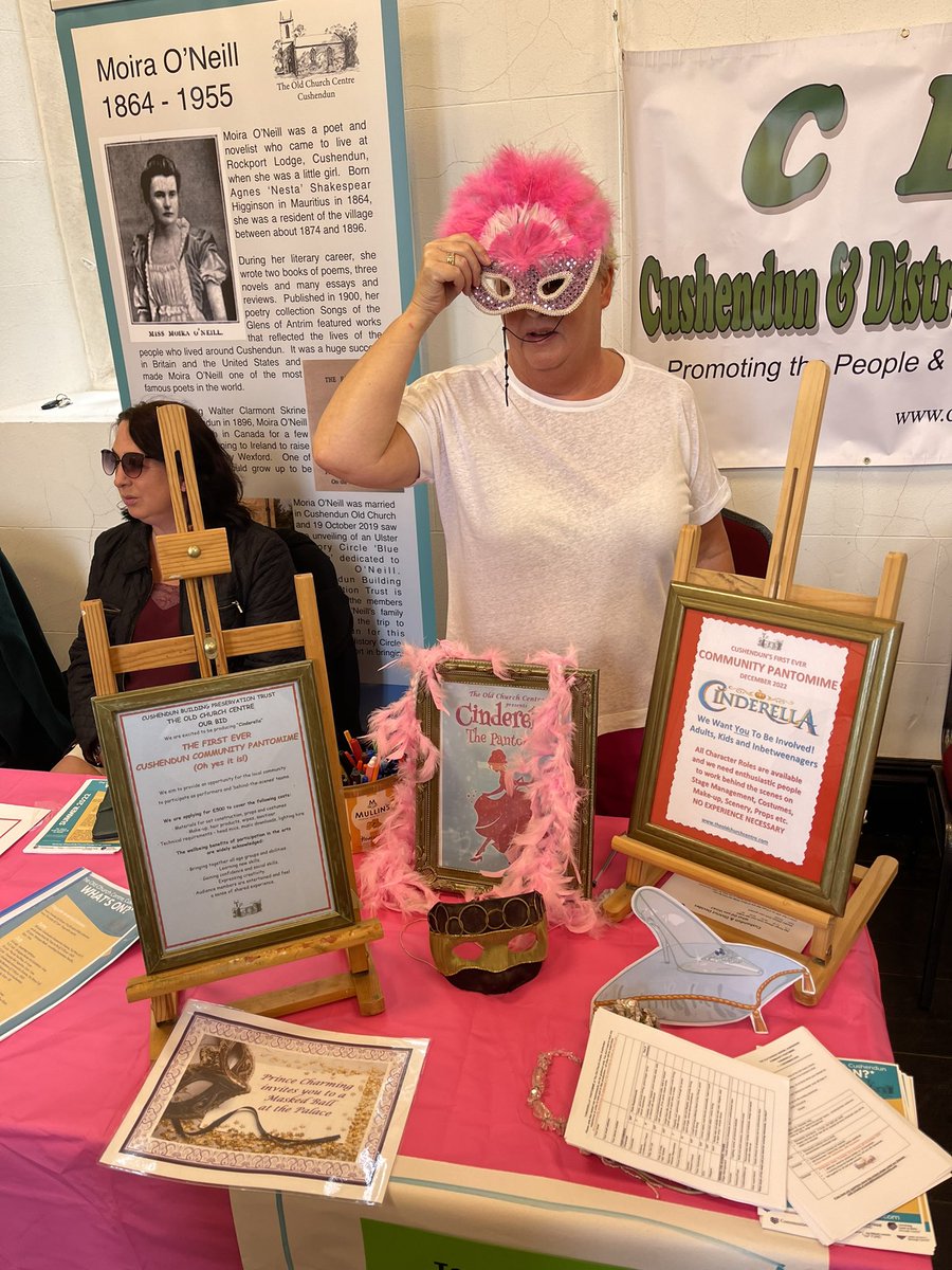 Great buzz today at the village <a href="/CushendunBPT/">The Old Church Centre, Cushendun</a> community come out to #vote #cushendundecides #Flowers #panto #drama #stories 🌊 #boating <a href="/LizTellsStories/">Liz Weir</a> 🐿