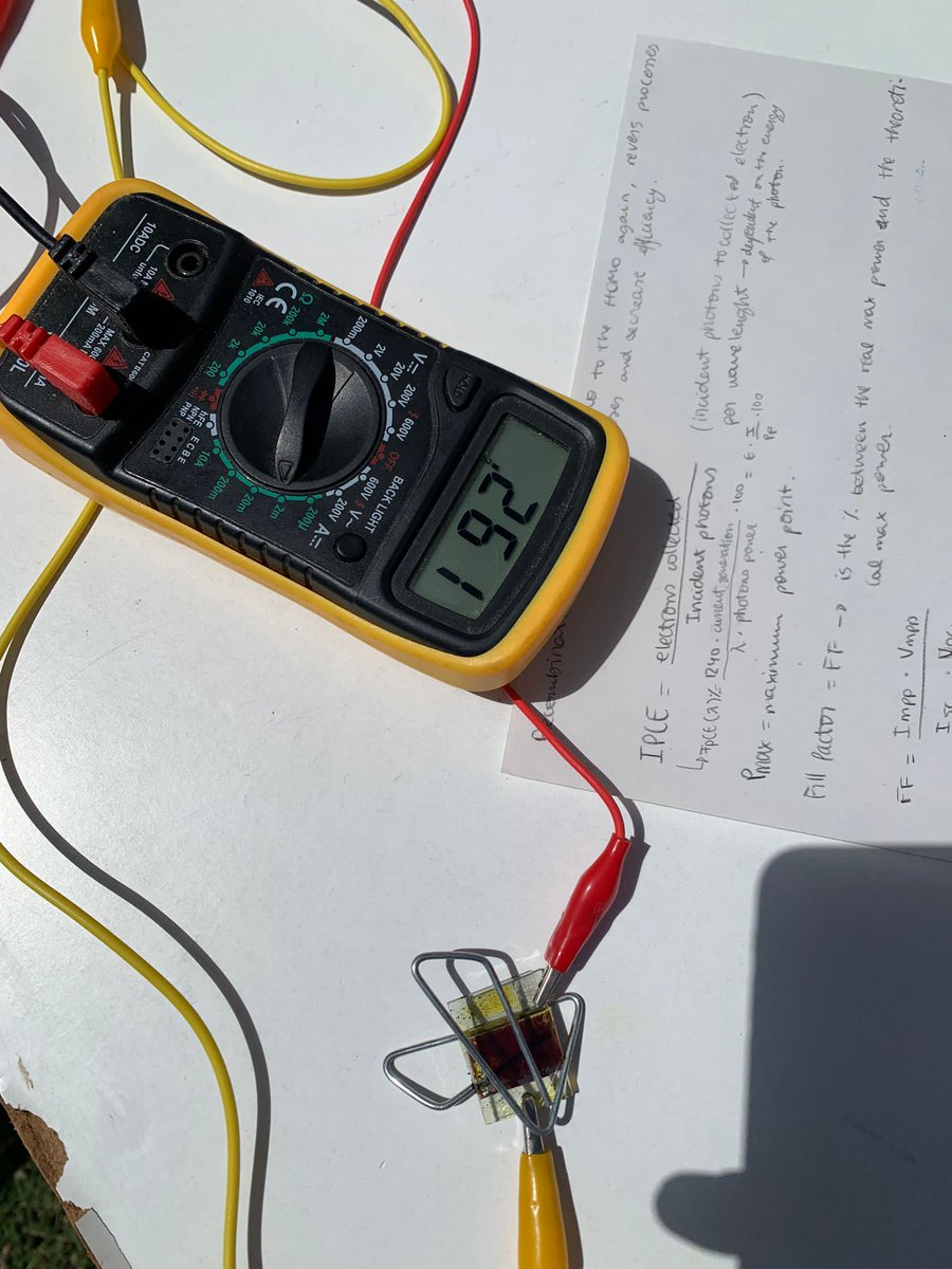LaiaFF (@laiafrafor) on Twitter photo Yesterday we arrived at MonNatura on time to measure the efficiency of 🍒 and 🍓DSSC, and they were not bad! ☀️🌱 #JovesiCiencia2022 @PedreraScience <a href="/camesaz/">Camilo A Mesa</a> <a href="/CarolinaP04/">Carolina Pulignani</a> <a href="/msachs_/">Michael Sachs</a> <a href="/CasadevallCarla/">Carla Casadevall</a> Roser and Lorenzo Yesterday we arrived at MonNatura on time to measure the efficiency of 🍒 and 🍓DSSC, and they were not bad! ☀️🌱 #JovesiCiencia2022 @PedreraScience <a href="/camesaz/">Camilo A Mesa</a> <a href="/CarolinaP04/">Carolina Pulignani</a> <a href="/msachs_/">Michael Sachs</a> <a href="/CasadevallCarla/">Carla Casadevall</a> Roser and Lorenzo