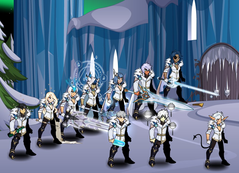 Snowpoint_AE's tweet photo. "As the brilliant ray of light kissed the gleaming mountains of the north, the FrozenDawn heralds will surely lead the Frostvale celebration in July!"

Snowcones are bearing the essence of Frostvale's July opening! The northern beauty, the "Frozendawn Herald" made by @Attar_AE! https://t.co/kG9qRM0jtE