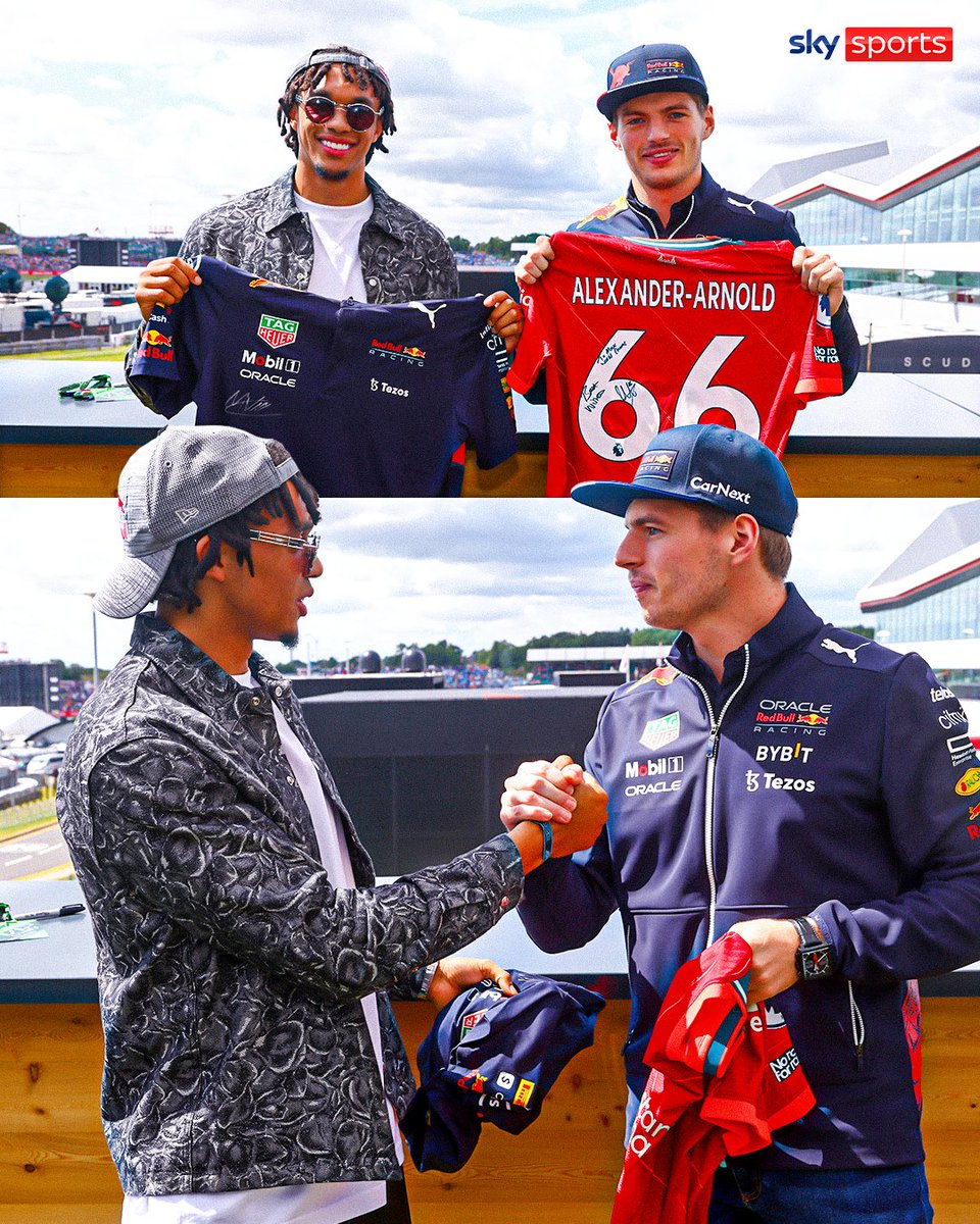 SkySportsF1's tweet image. Trent Alexander-Arnold x Max Verstappen 🔗🔥