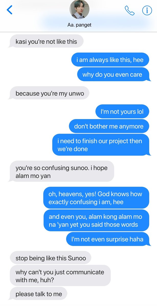 002soleille's tweet photo. talk to me
a #heesun short au

where in every homeworks, projects, studies and research, seung (lhs) and unwo (sn) are always partners. they treat each other as 'just partners' or are they really? https://t.co/NZp6yyUSes