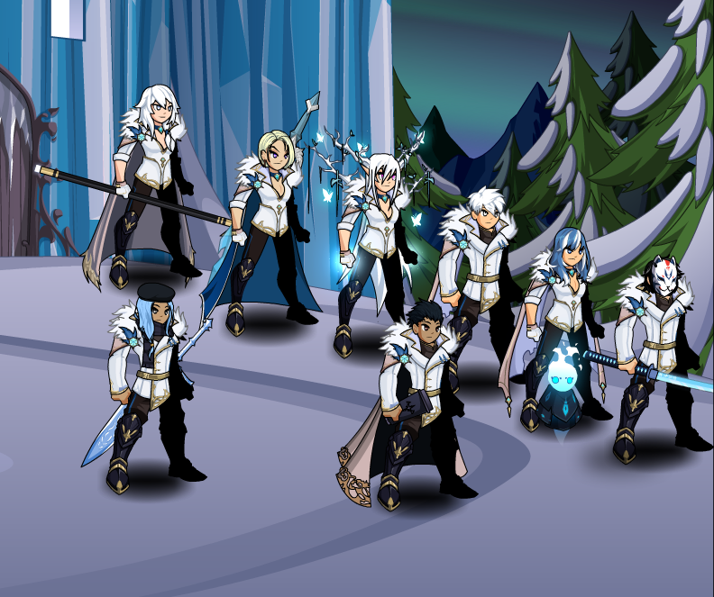 Snowpoint_AE's tweet photo. "As the brilliant ray of light kissed the gleaming mountains of the north, the FrozenDawn heralds will surely lead the Frostvale celebration in July!"

Snowcones are bearing the essence of Frostvale's July opening! The northern beauty, the "Frozendawn Herald" made by @Attar_AE! https://t.co/kG9qRM0jtE