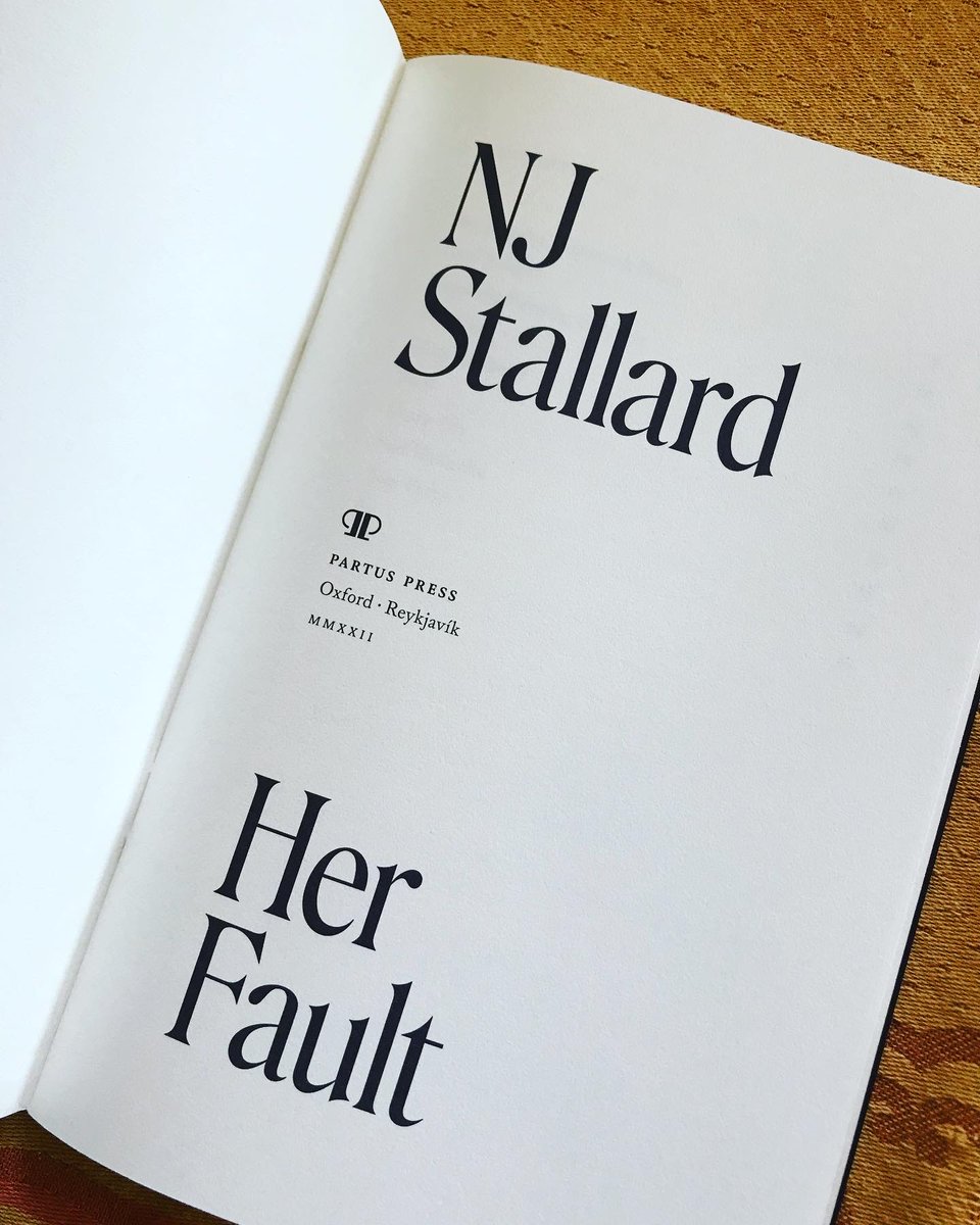 ‘Not only are Stallard’s poems full of the richness and vivid detail of life, they seem themselves living things—sharp, evocative, almost tangible. This is a completely transportive collection.’ – Rebecca Perry 

HER FAULT by <a href="/njstallard/">NJ Stallard</a>: partus.press/products/her-f…