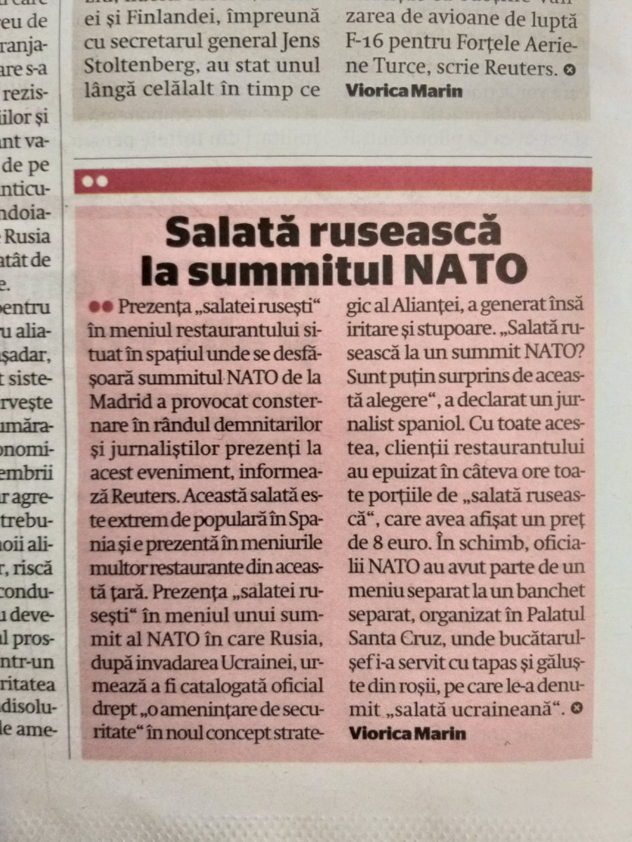 Salata rusească și salata ucraineană, printre îngrijorările liderilor 😂 #NATO #NATOSummit