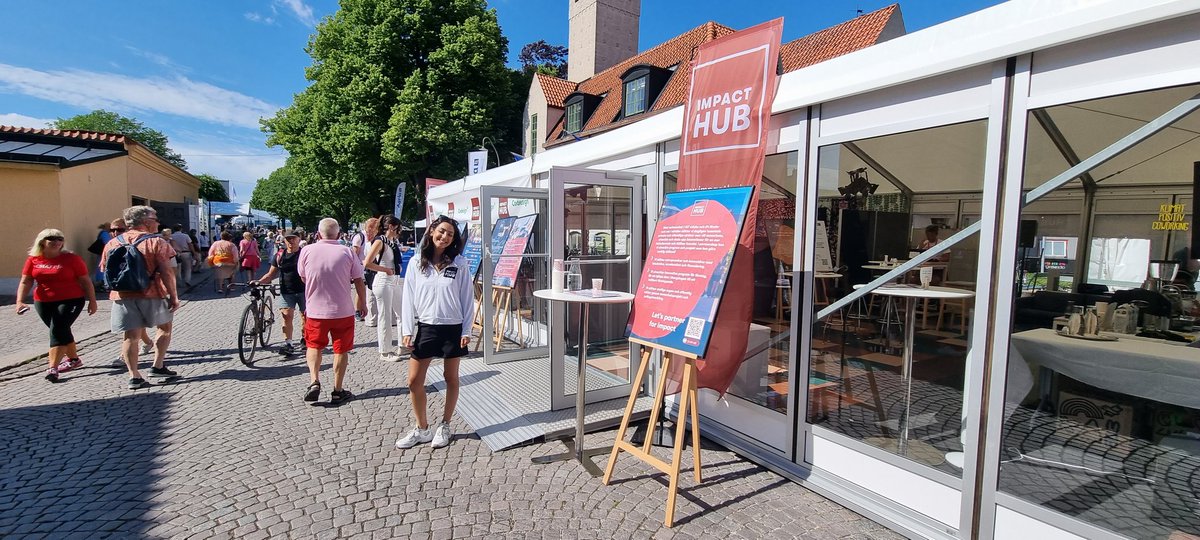 Dörrarna är öppna, välkomna in i Almedalen! #Almedalsveckan #impacthubsto