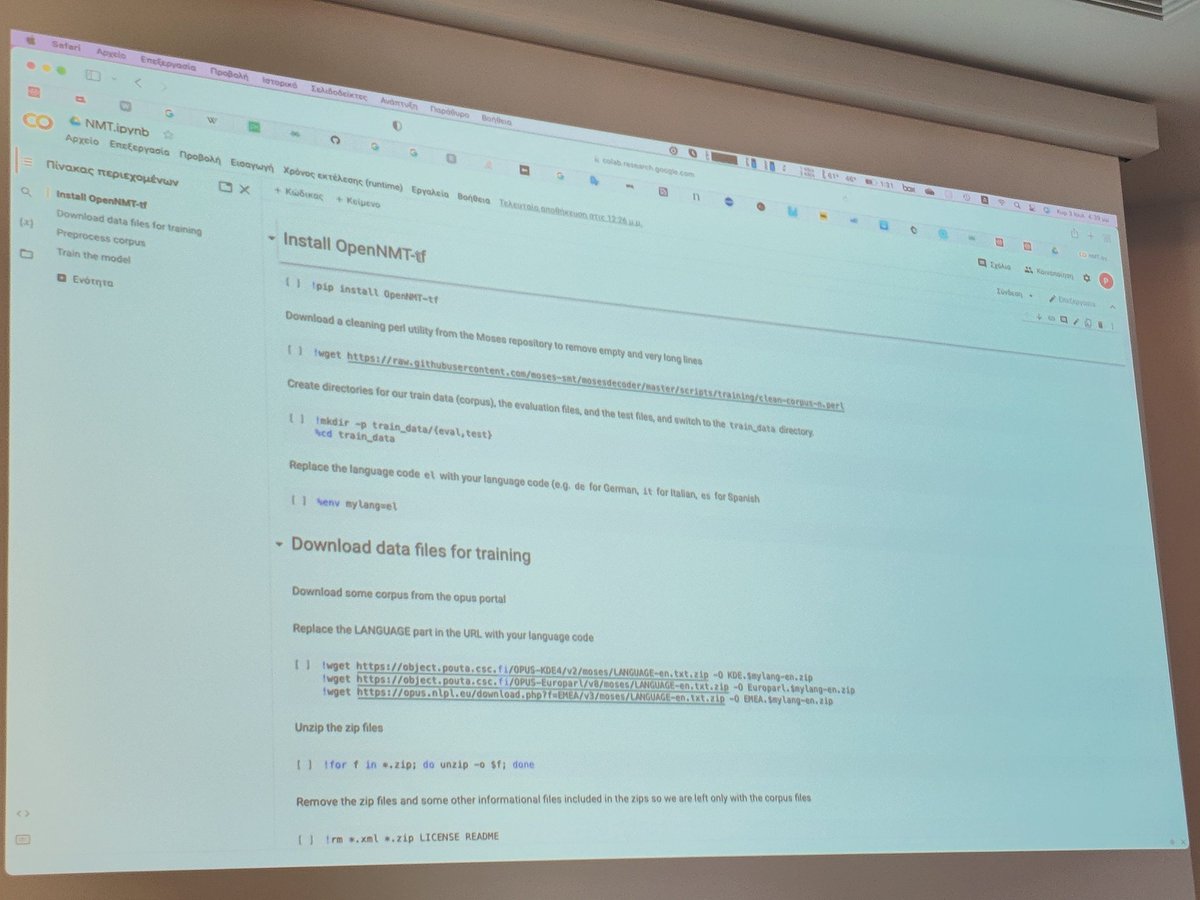 NeTTTconference's tweet photo. Time for #OpenNMT and domain adaptation! #NMTSummerSchool #NeTTT2022 https://t.co/co0CynhM95