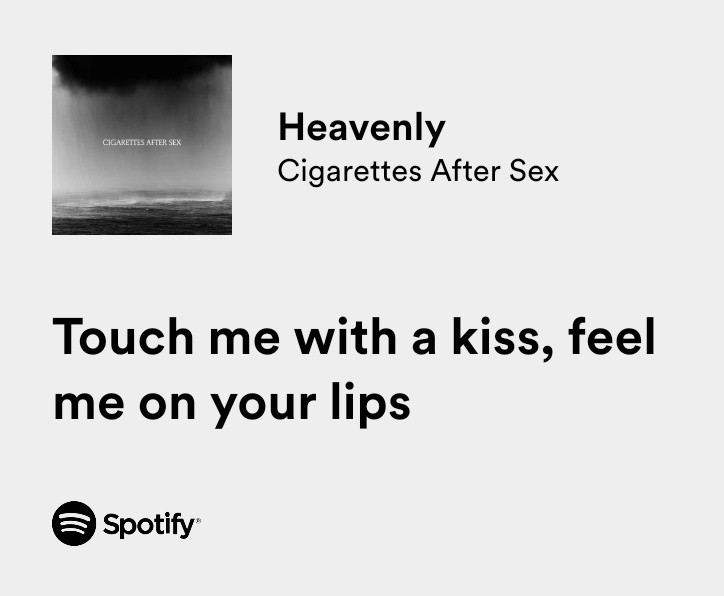 Cigarettes After Sex - Heavenly // lyrics 