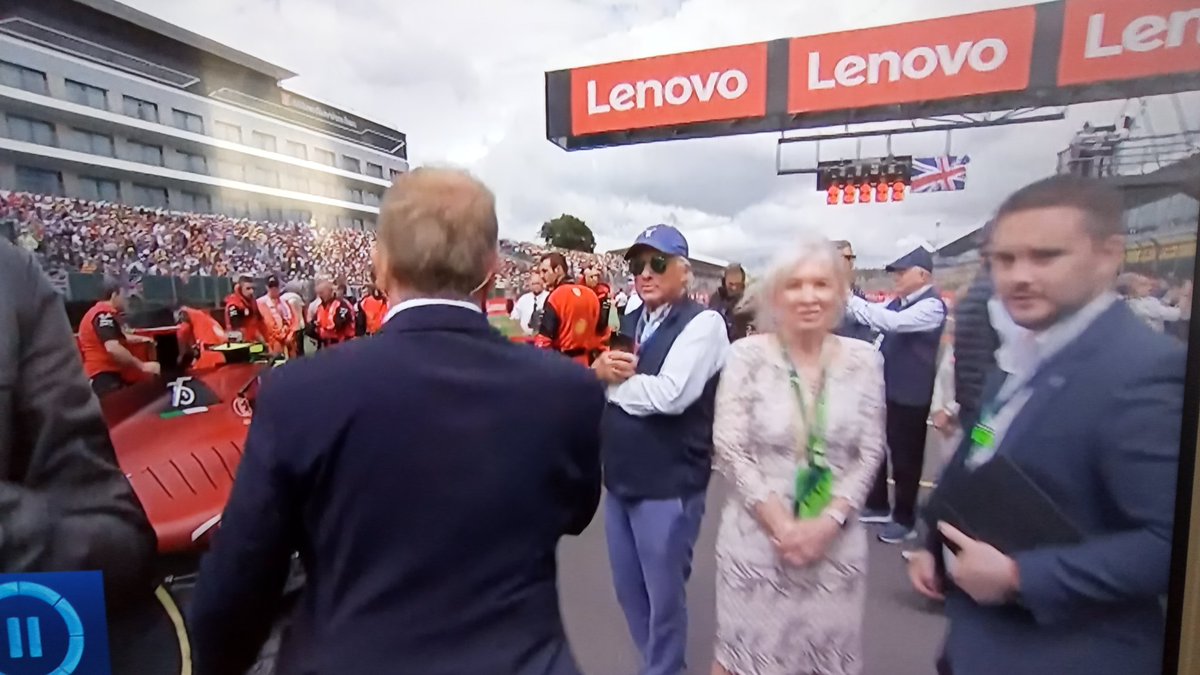 BDoug99's tweet image. Martin Brundle looking for interesting ppl to interview on #Silverstone grid walks straight past Nadine Dorries..