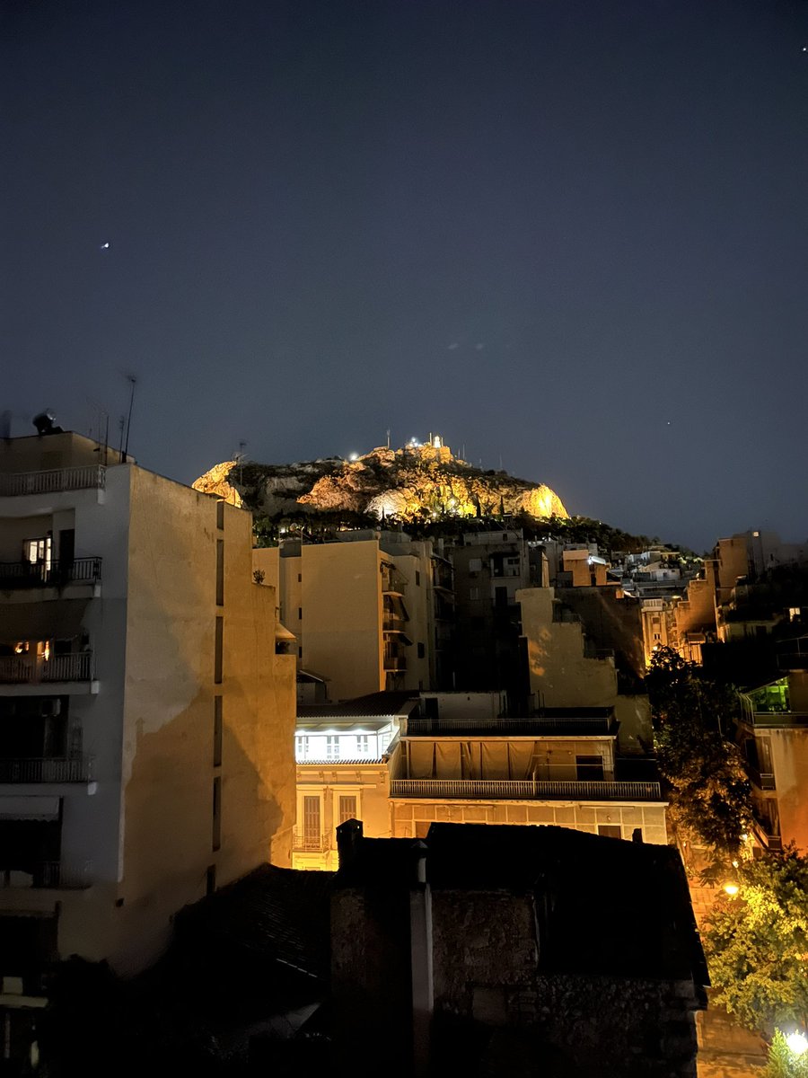 Enjoying the last nights of my one year stay in Athens