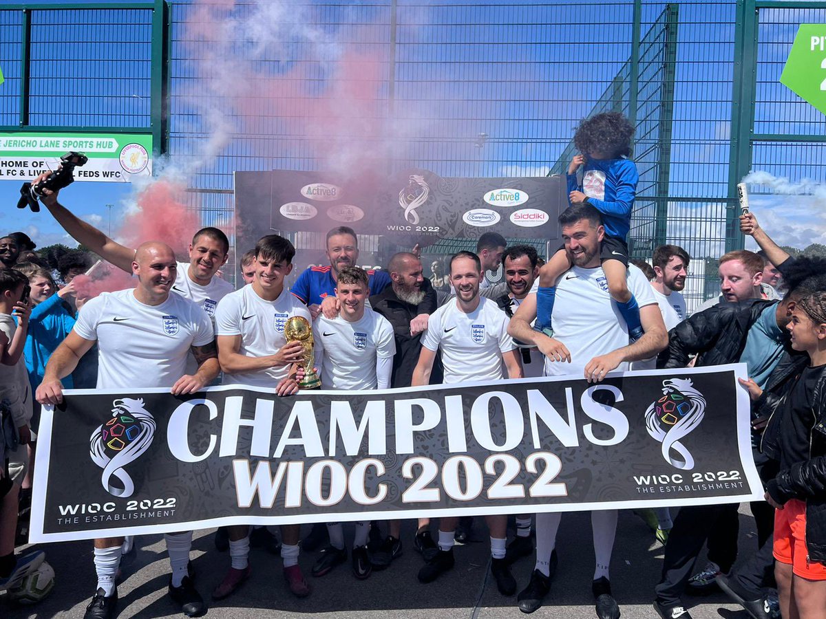 🚨🚨 Football finally came home! 

Congratulations to ENGLAND who beat ROTW 1-0. 🏴󠁧󠁢󠁥󠁮󠁧󠁿🇺🇳

#WIOC22 #Liverpool #International #Football #Tournament