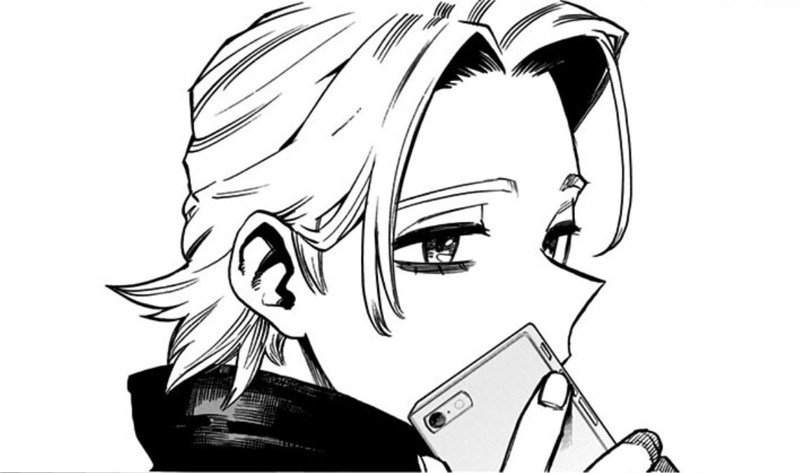 he forgot to ink Aoyama's ear. 