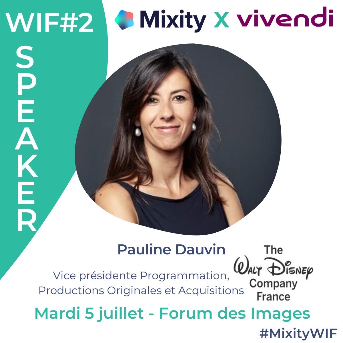 Très heureuse de participer à la prochaine édition Workplace Inclusion Forum mardi 5 juillet #MixityWIF