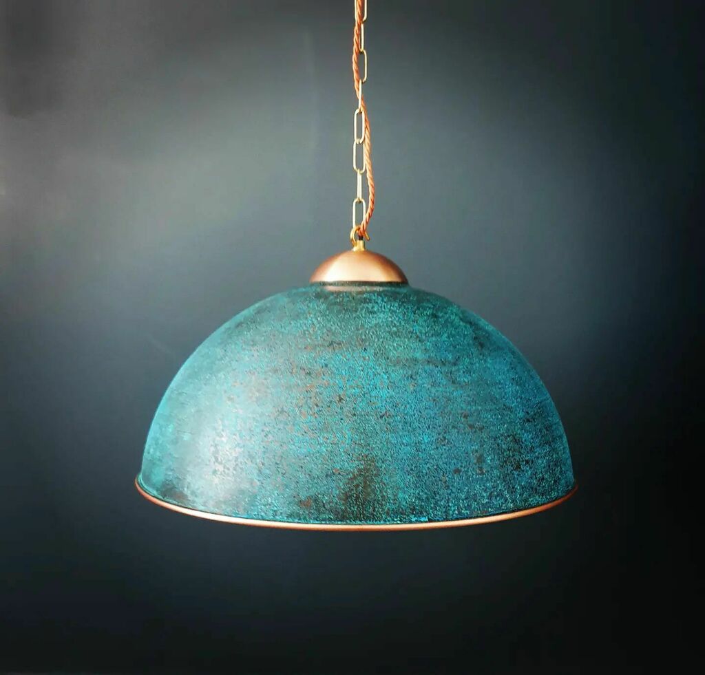 Spin360shop's tweet photo. This bespoke commission of 7 pendant lights is complete!
Handmade from solid copper and then patinated , these lights measure 540mm diameter!
Made to the customers specification.
Cant wait to see pictures of these lights in situ,  they are pretty big!
.
… https://t.co/HGP8tuCZKq https://t.co/FkipwvmDUP