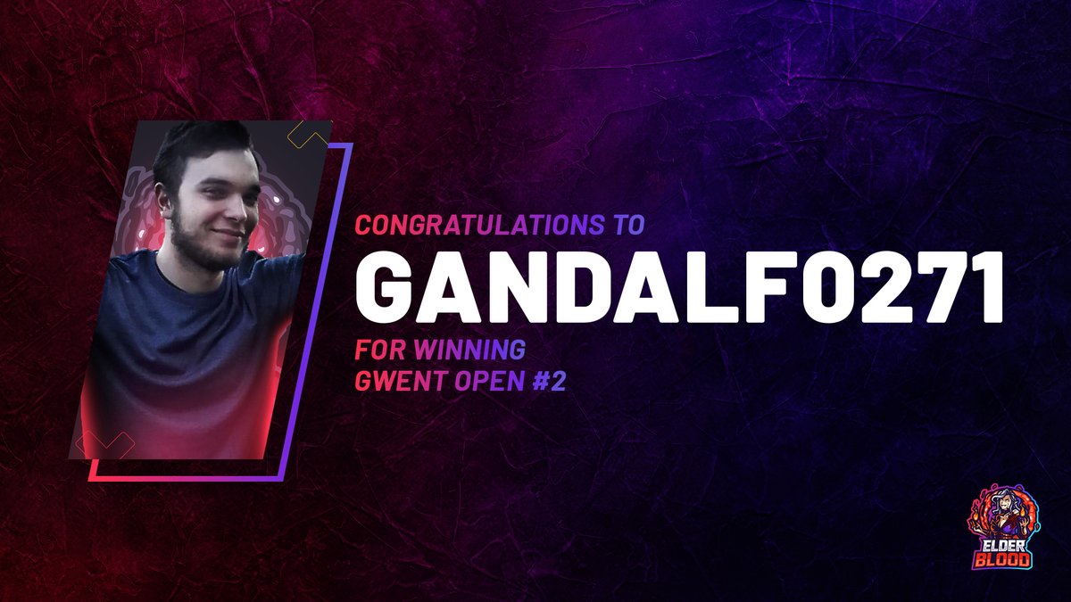 🏆 Congratulations from the whole team to Gandalf0271 for winning today Gwent Open #2, and taking a slot to <a href="/GWENTMasters/">GWENT Masters</a>
#gwent