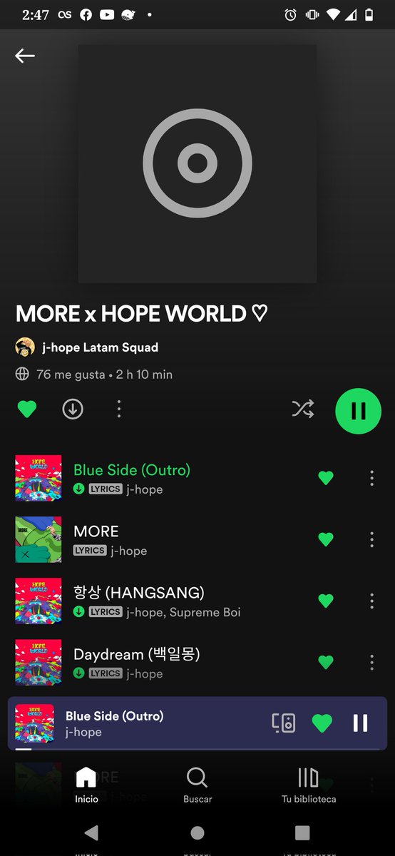 Daniela0602HOBI's tweet photo. @latamjhope Ya estamos !!!
Un poco tarde pero no he dejado de oír More.
#jhope_MORE #JackInTheBox #MorebyJhope #MOREToday https://t.co/GaM6EfUqx0