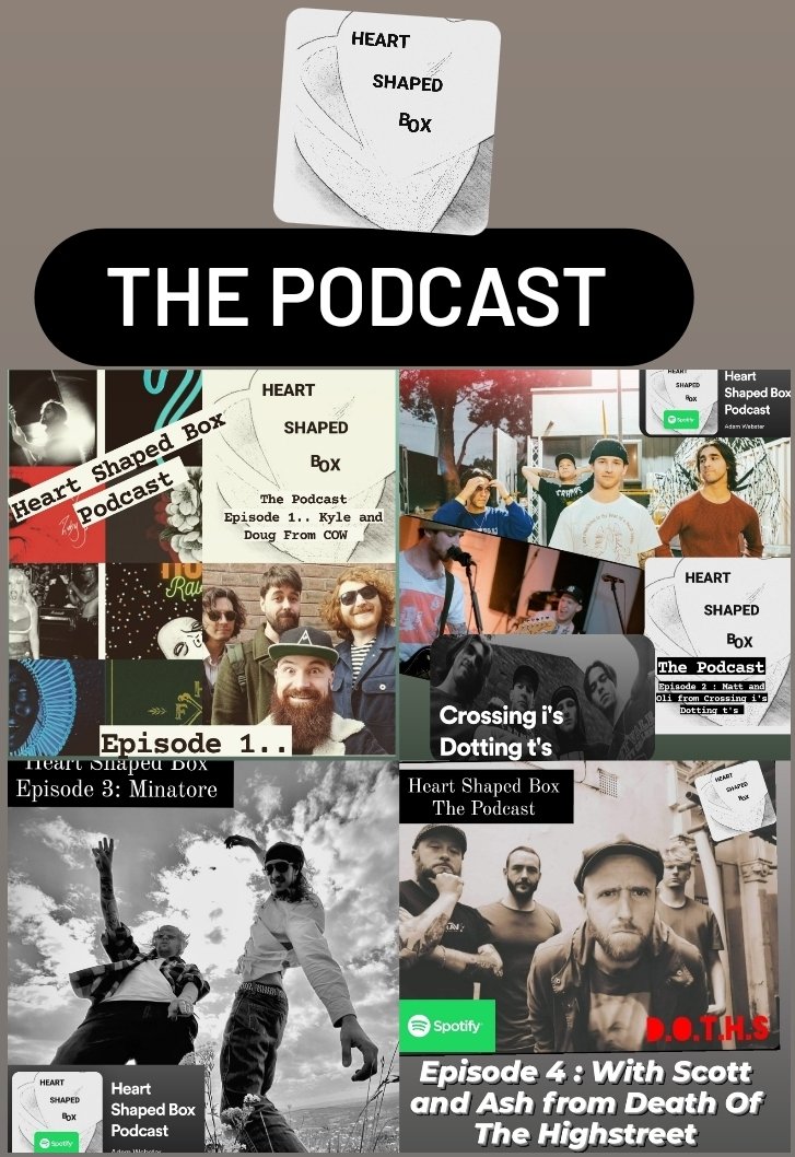 Come listen to Heart Shaped Box The Podcast! Four great episodes 
#podcast #Spotify #SpotifyPodcast #newmusic 
open.spotify.com/show/3ssgAjfXa…