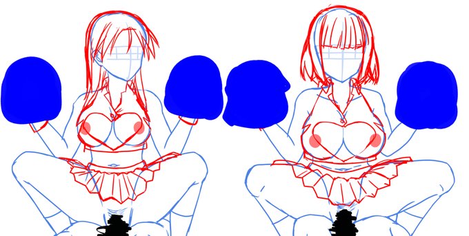 まだラフだけどこんな感じのチアラルミーナが描きたい 