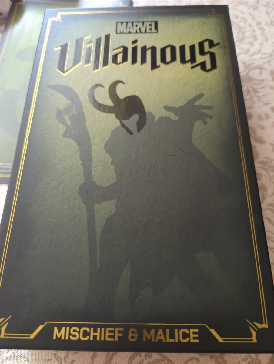 Raarge's tweet image. #tabletopgaming today with @dermintal playing #villianous Loki was victorious. Firt time using my Spider Games #levelupsystem made for much better gaming experience. #sundayfun