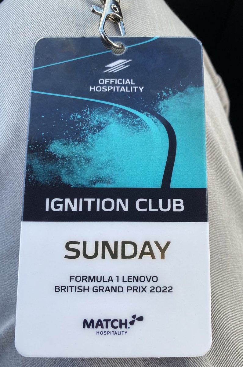 KentWomble's tweet photo. Brilliant #F1 experience today even though I’m no petrolhead. Must thank Finn in #Silverstone #IgnitionClub for looking after us so well on Table 24. #BritishGrandPrix #MatchHospitality https://t.co/QJrqPK0hwb