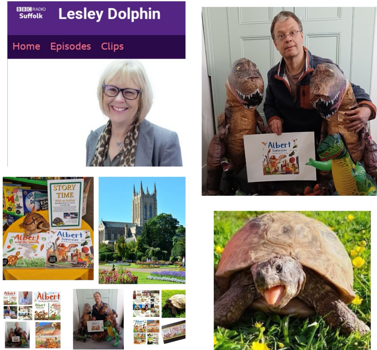 IanBrownTV's tweet photo. SUFFOLK! Tuesday I'll chat #ALBERTthetortoise + #picturebooks ALBERT UPSIDE DOWN, ALBERT AND THE WIND & ALBERT SUPERSIZE with Lesley Dolphin @BBCSuffolk. Wednesday it's ALBERT #storytime, tales of real Albert + giveaways at @Wstonesburysted #ButterMarket https://t.co/0Vux1Dq6oD https://t.co/zMP3fXI9nz