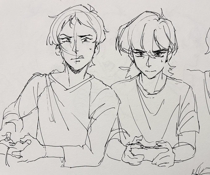 they're playing mario kart :} #klance #rkgk 