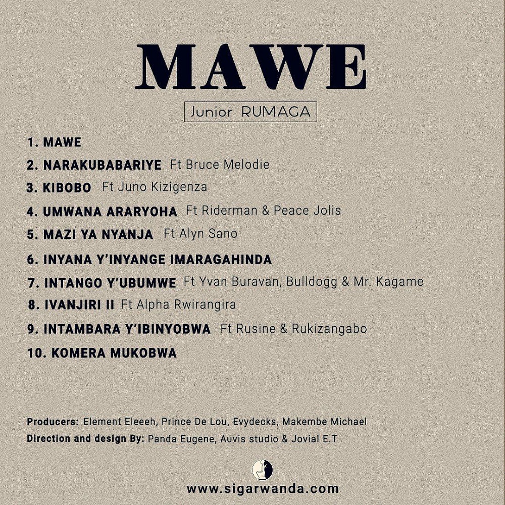 IGIHE's tweet photo. Rumaga Junior wa Nsekanabo uri mu basizi bari kwigaragaza neza, agiye gushyira hanze album y’ibisigo.

Iyi album yitwa ‘Mawe’ iriho ibisigo 10 birimo ibizajya hanze ari bishya n’ibindi bizwi, harimo n’ibyo yakoranyeho n’ibyamamare bitandukanye.

https://t.co/SusqgfBxvK https://t.co/amzgyEzMdB