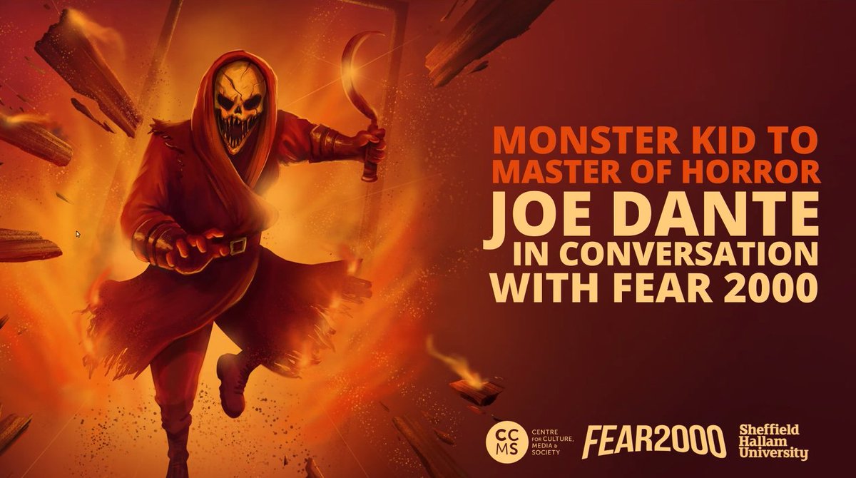 Very happy to have the chance to attend this conversation with Joe Dante 🤩 #fear2000