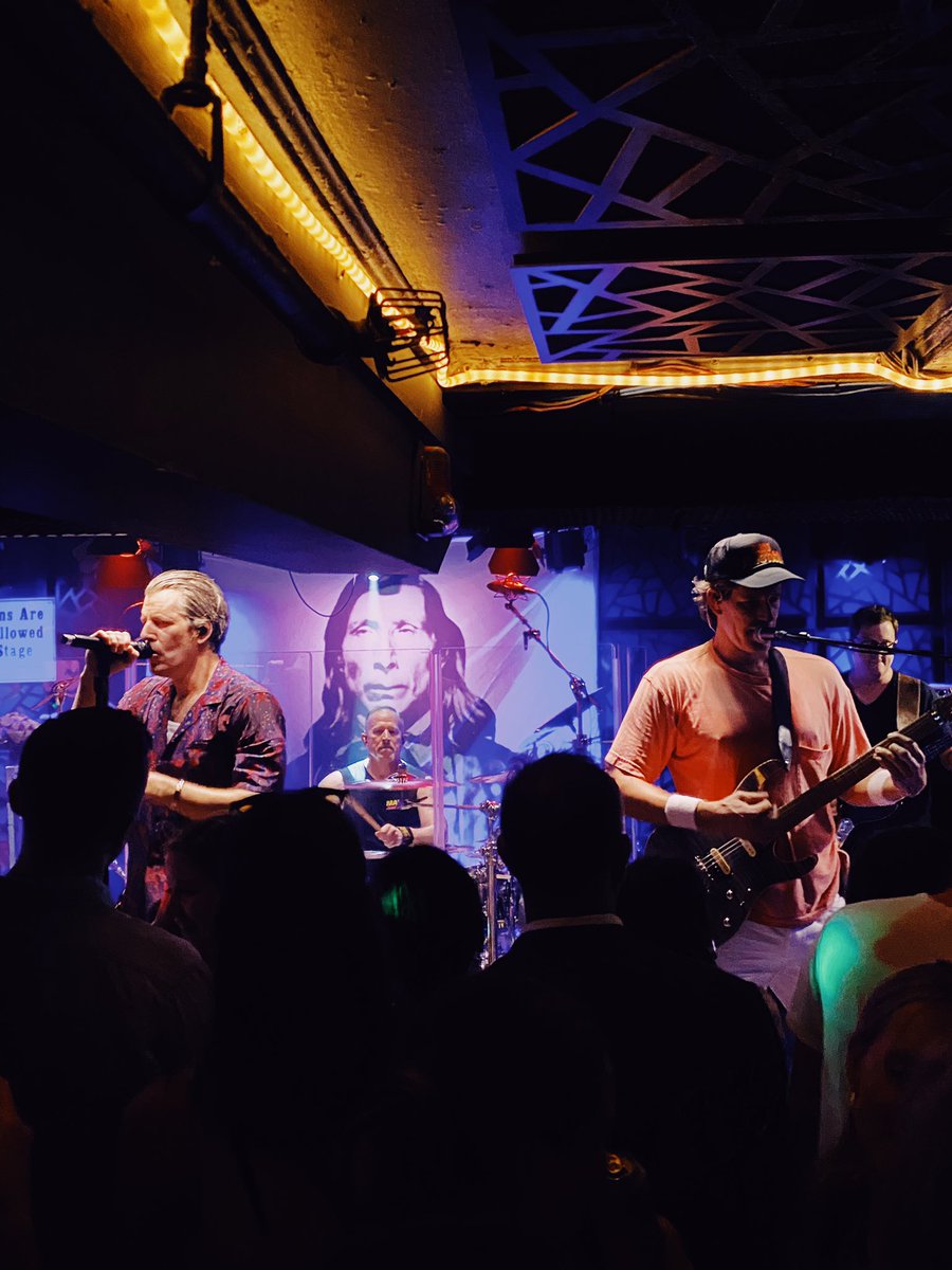 JasonYanowitz's tweet image. Can’t escape crypto 😭 

@cameron and @tyler shredding last night at Talkhouse.