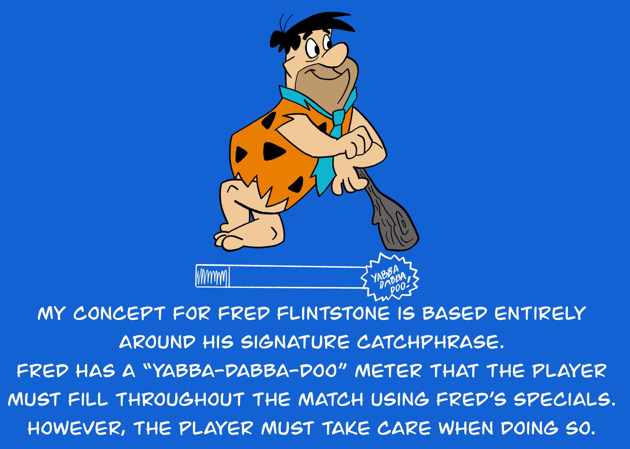 Fred Flintstone For Multiversus FF 4 Multivers X