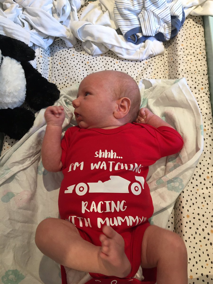 Not sure if he’s a die hard fan so far into his first Grand Prix #SilverstoneGP