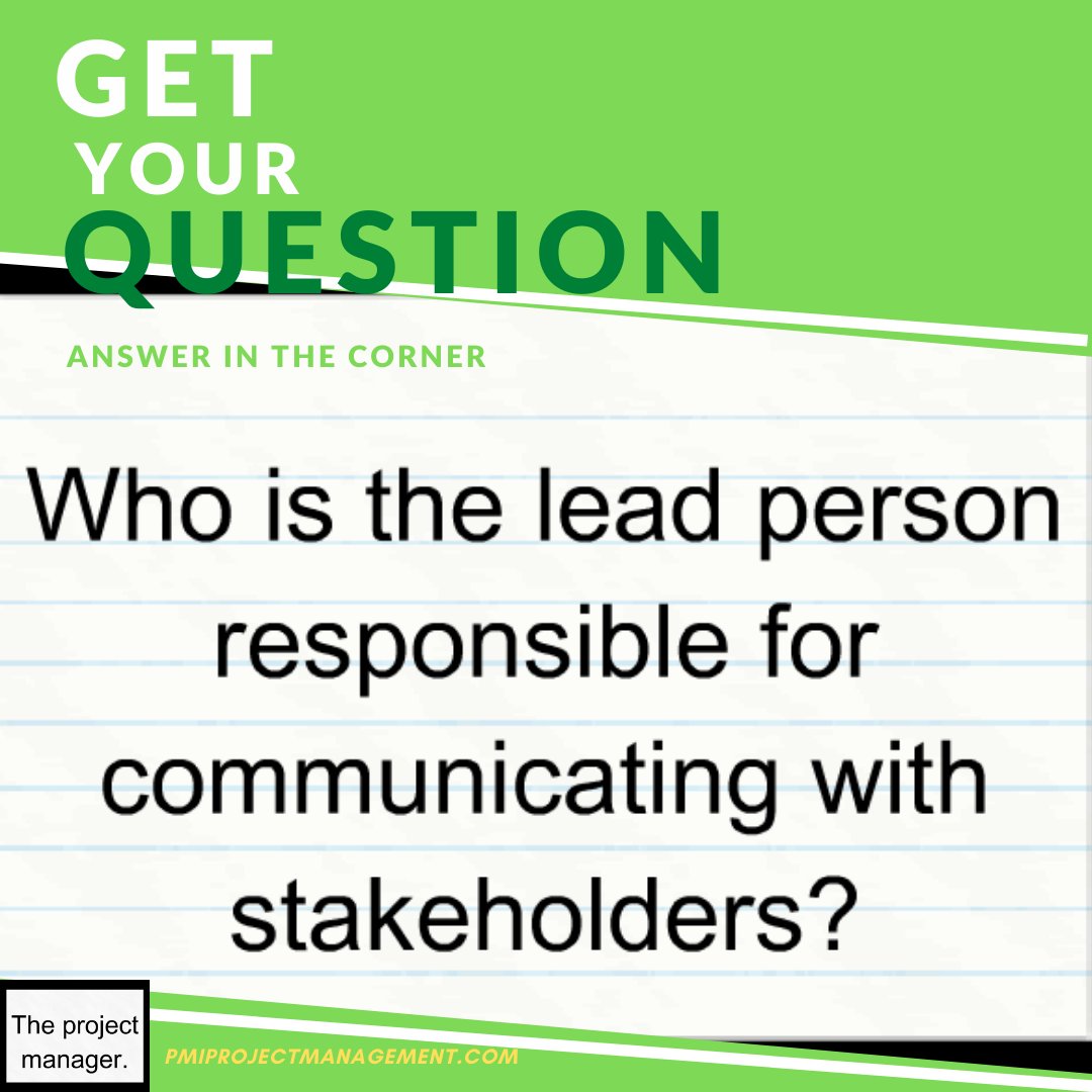 PManagersClub's tweet photo. 😊 Who is the lead person responsible for communicating with stakeholders? #projectmanagement #scopemanagement #costmanagement #scheduling #projectmanagersclub #pmiprojectmanagement #hrmanagement #communicationmanagement #PMPexam #pmpexamquestions #projectmanagementee 📅 https://t.co/pKyyZqyDnU