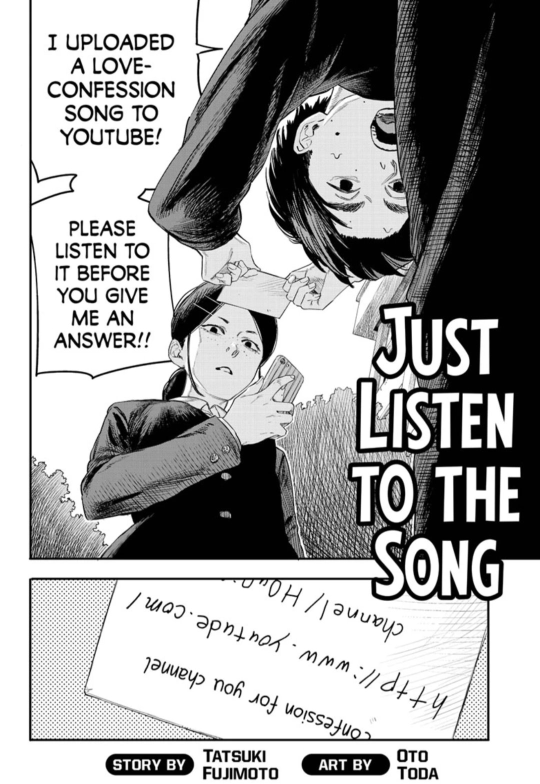 Just Listen To The Song Fujimoto Meaning Kumi on Twitter: ""Just Listen to the Song", a new one-shot by Chainsaw