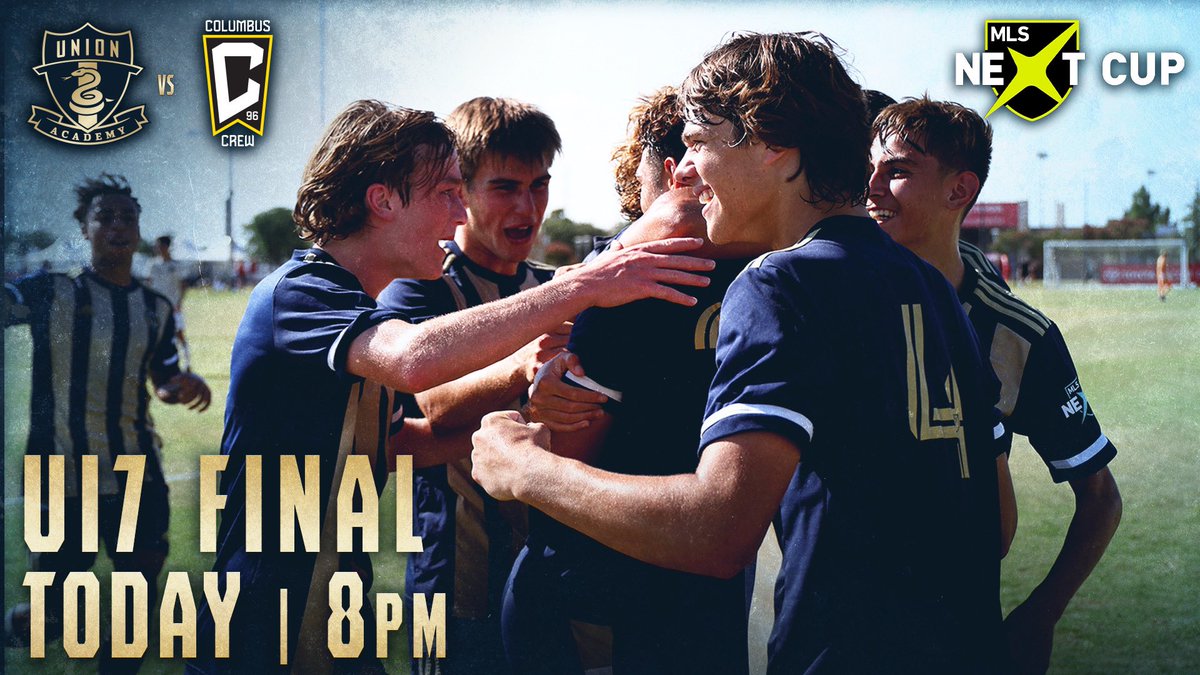 U17 @MLSNEXT Cup FINAL 🏆 Gonna have to find a second screen to stream this one at 8pm tonight! Stream: youtu.be/cocJ0Ju9X1o GOOD LUCK BOYS! #DOOP | @phlunionacademy