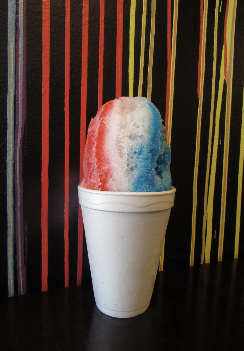 BuzzleShavedIce's tweet photo. Buzzles is excited to offer a brand new Flavor of the Week! We’re calling it “Independence Day.” This flavor features watermelon, coconut, and blue raspberry. Happy Fourth of July! 🎉🎉 https://t.co/YBhlyX44ne