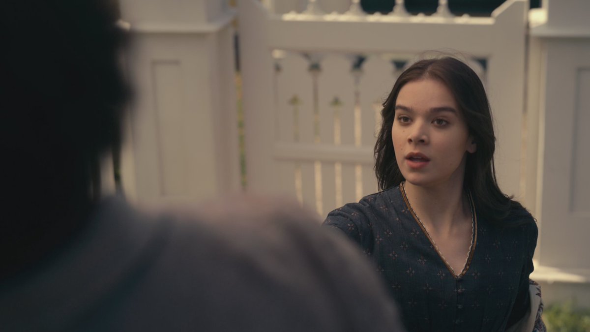 mitiasamsa's tweet photo. hailee steinfeld as emily dickinson in s3e4 of dickinson https://t.co/v0OAxGsKe0
