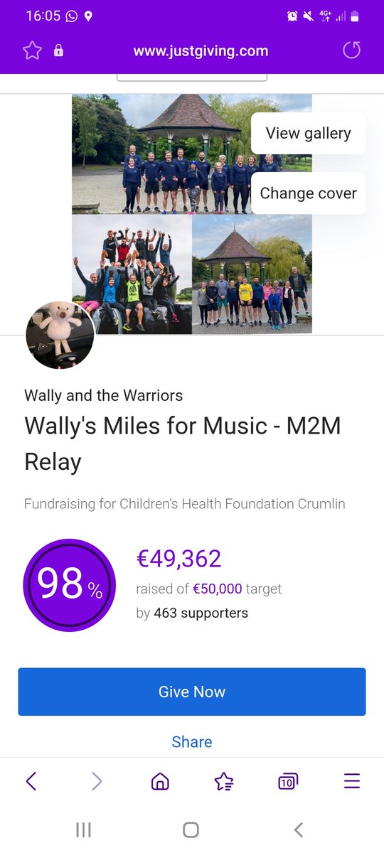 Warrior Wally (@warriorwally1) on Twitter photo The final push πππ€ THANK YOU ALL SO MUCH!!!!!!! #Musictherapy #MalintoMizen <a href="/CHIatCrumlin/">CHI at Crumlin</a> The final push πππ€ THANK YOU ALL SO MUCH!!!!!!! #Musictherapy #MalintoMizen <a href="/CHIatCrumlin/">CHI at Crumlin</a>