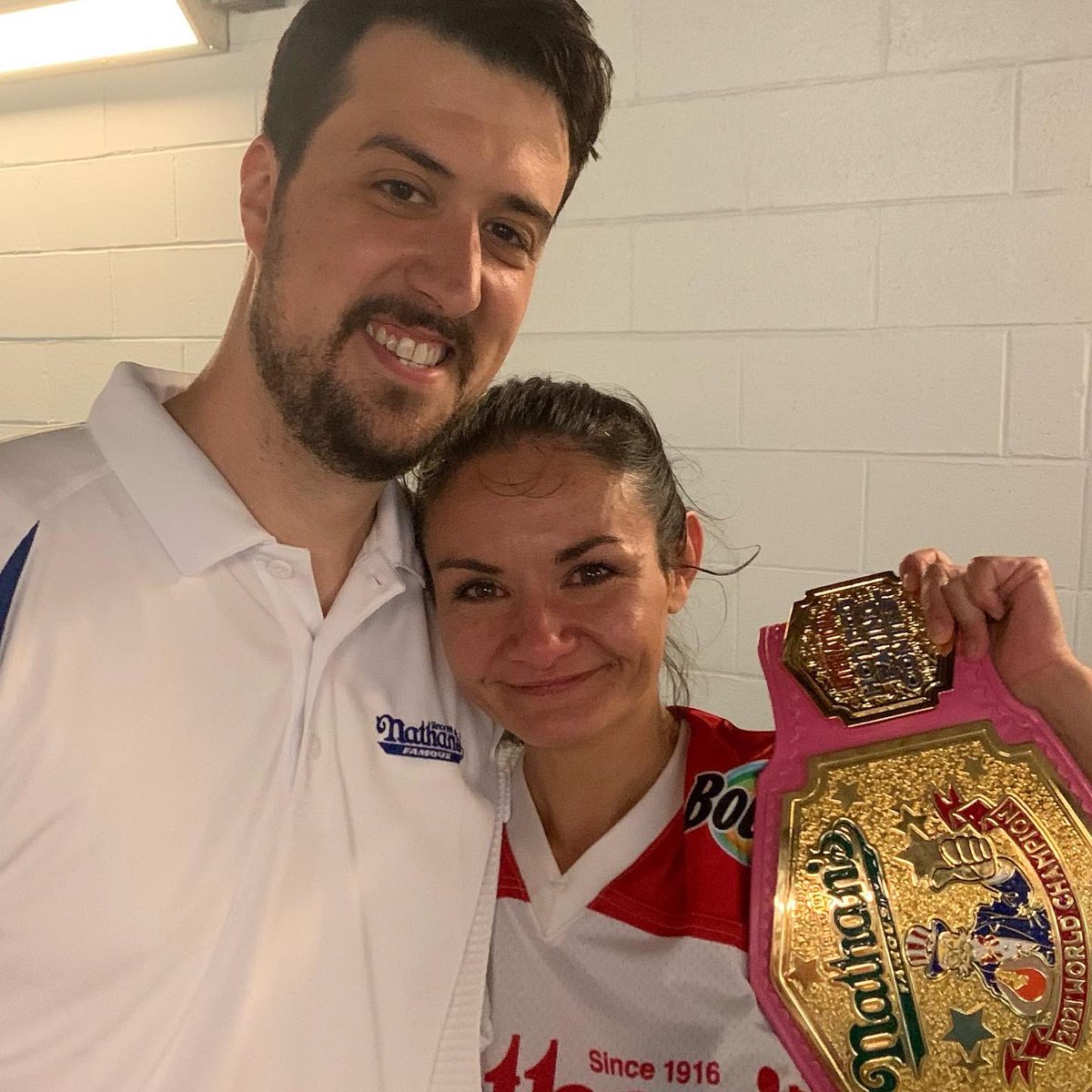 FBTSpod's tweet image. Two Champions enter… One will leave… A unification title bout for the ages!

Who you got in @cardboardshell v. @OMGitsMIKI?
🌭 🗽 🌭