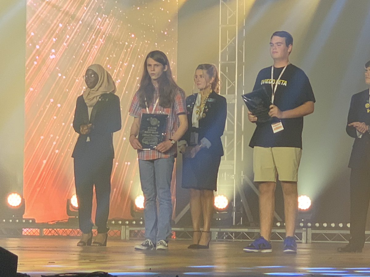 MistyGrandel's tweet photo. So proud of Noah Blaine for placing 6th in Science at National Beta Convention! #betafamous @FordlandEagles @FordlandR3Scho1 https://t.co/8fSL2GKM7Q