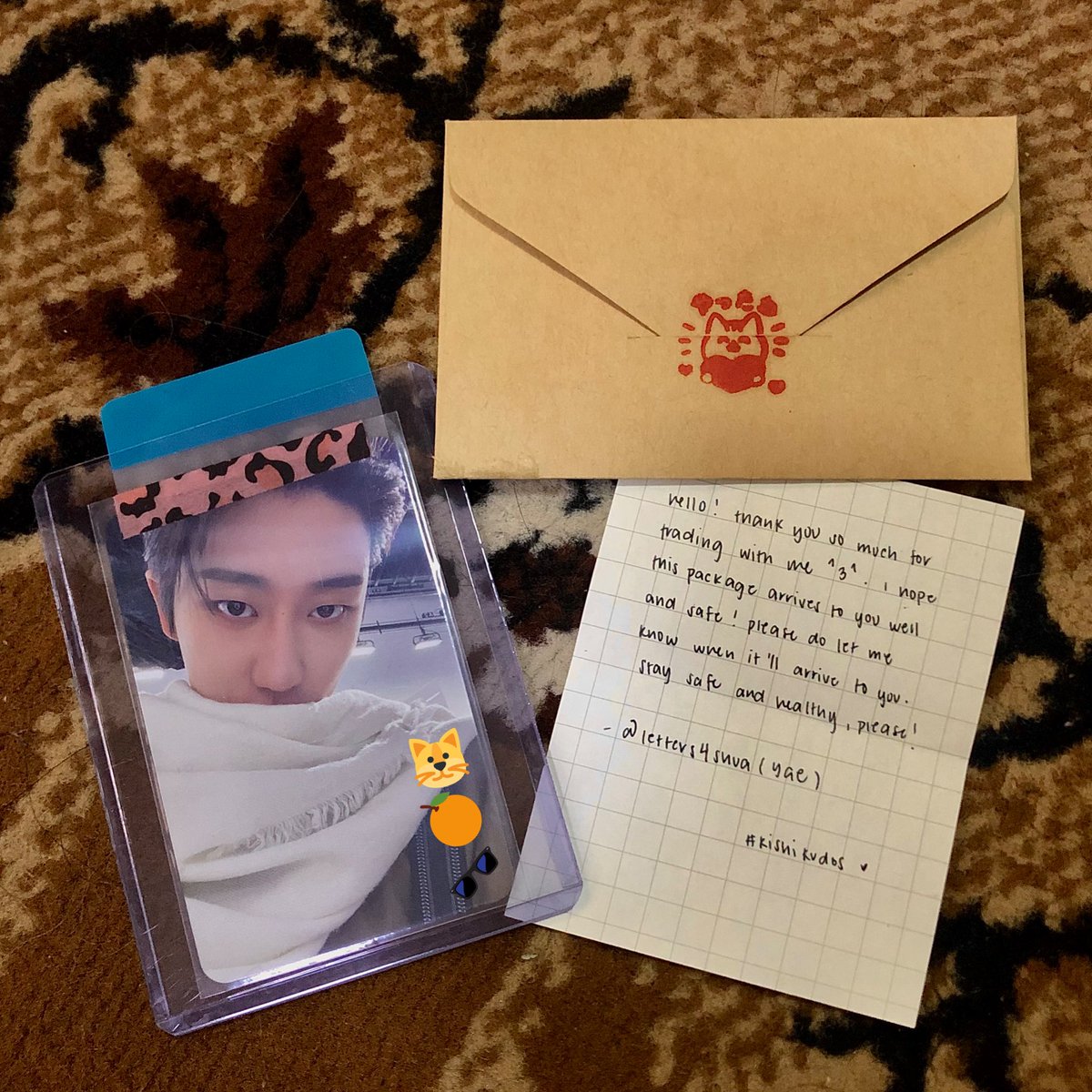wonboolens's tweet photo. ✨ NEW 📬 ✨ 
╰ #umuwinashia

hao came home!!! 🥰 thank you so much for letting me trade fts shapi pobs with you @letters4shua~ it was packed neatly and arrived safely at home ❤️ #kishikudos https://t.co/rShrUaaLLP